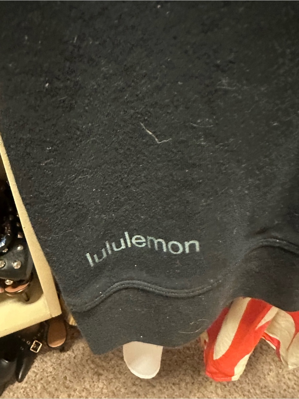 lululemon athletica Men's Black Crewneck Sweatshirt